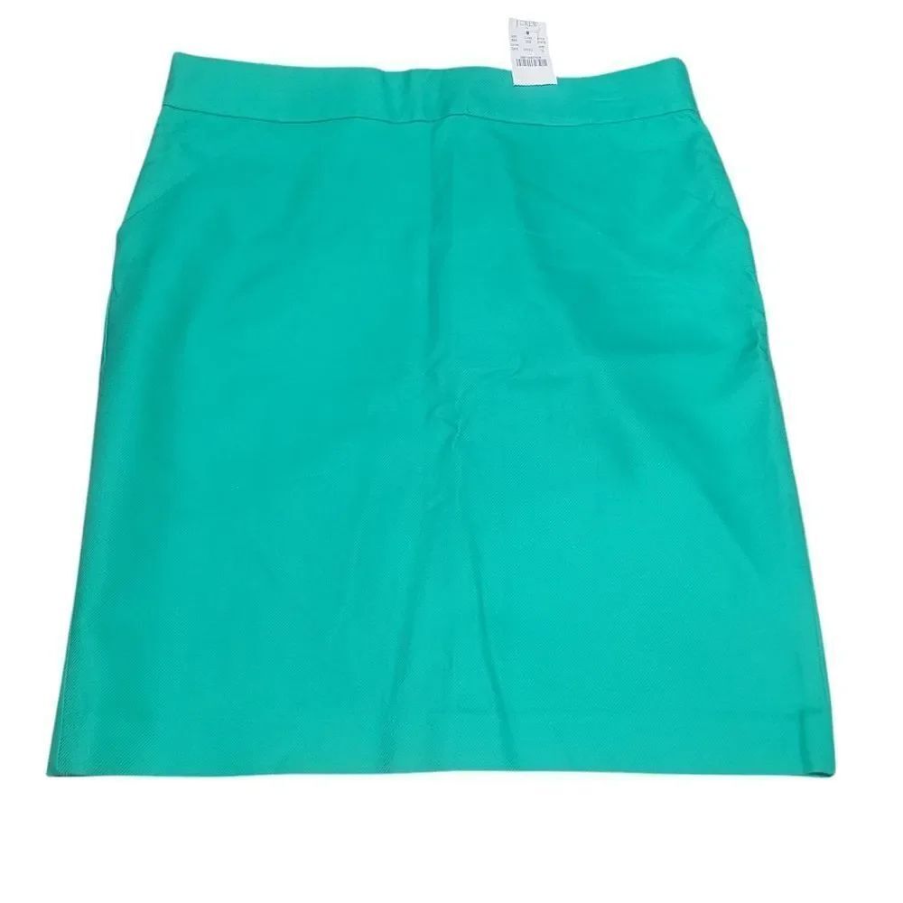 J. Crew green pencil skirt